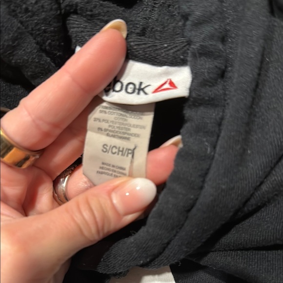 Reebok Black Pullover Hoodie- women's small - Picture 5 of 5